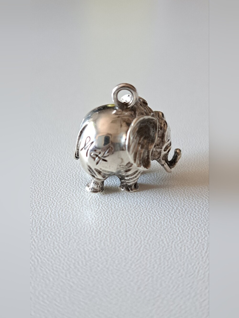 Vintage  Michael Friedman (MAF) 925 Sterling Silver 7.7g Elephant Charm Pendant
